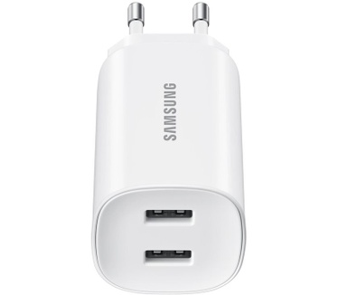 Samsung Dual USB-C Fast Charger EP-TA210C - 2A - White