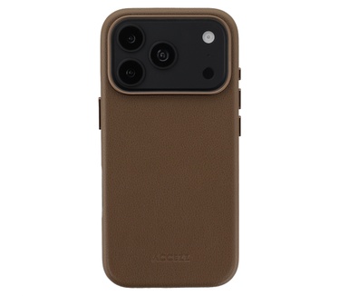 Accezz MagSafe Leather Backcover voor de Apple iPhone 18 Pro Max / 17 Pro Max - Coffee Brown