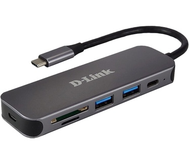 D-Link 5-in-1 USB-C Hub met kaartlezer DUB-2325