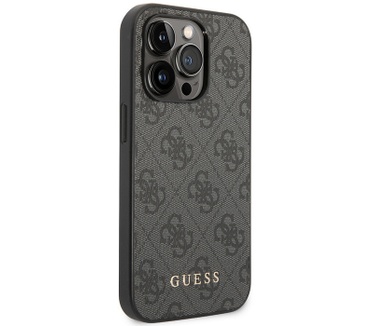 Guess 4G Back Case voor Apple iPhone 14 Pro Max (6.7") - Grijs Grijs