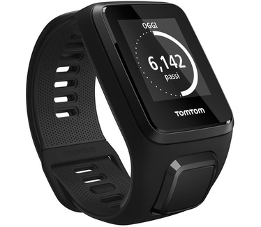 TomTom Spark 3 Cardio + Music Zwart + Hoofdtelefoon (S)