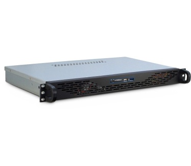 Inter-Tech 1U K-125L (met 250W voeding)