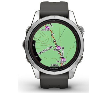 Garmin fēnix 7S Pro, Solar Edition Zilver (Grafiet)