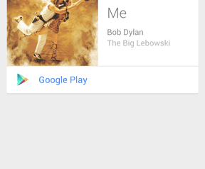Muziekherkenning in Google Now, Android