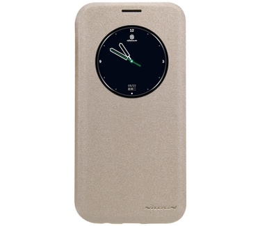 Nillkin Sparkle S-View Book Case Samsung Galaxy S7 Edge - Goud