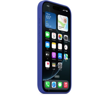 Apple Siliconen Back Cover met MagSafe - iPhone 16 Pro (iPhone 16 Pro) Blauw