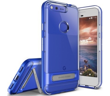 VRS Design Crystal Bumper Google Pixel Case - Really Blue