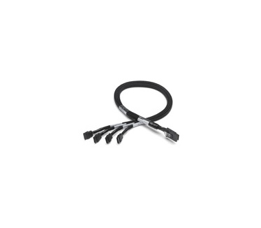 Adaptec mSASx4 (SFF-8087) to SATA (4)x1 Cable (2236700-R)