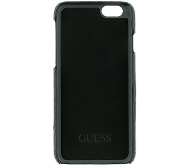 Guess Croco PU Leather Hard Case - Apple iPhone 6(S) 4,7" - Zwart Zwart