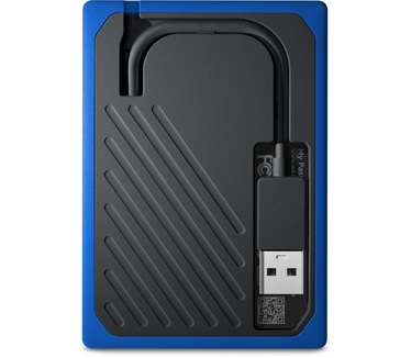 WD My Passport Go 500GB Blauw