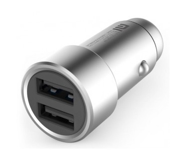 Xiaomi Dual USB Autolader - 3600mAh - Silver