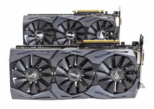 Asus Rog Strix GTX 1060 en RX 480