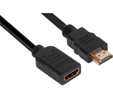 Club 3D High Speed HDMI 2.0 UHD 4K60Hz Extension Kabel 3 meter M/F Zwart