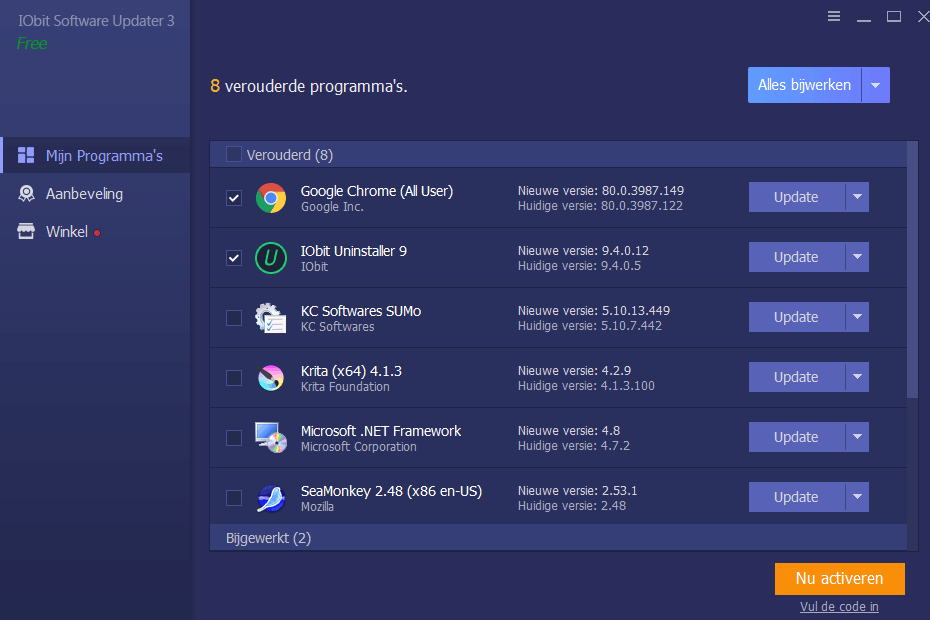 IObit Software Updater