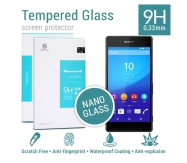 Nillkin Screenprotector Tempered Glass Sony Xperia Z3+ - 9H Nano