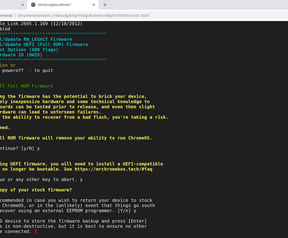 Mrchromebox firmware