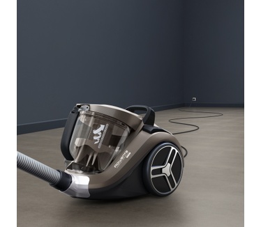 Rowenta RO4B30 Compact Power XXL, zakloze vloerstofzuiger, chroom, 900 W, 2,5 liter, 69 decibel