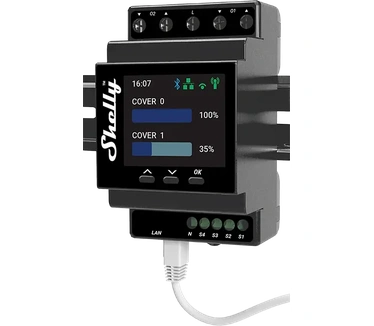 Shelly Pro PM Dual Roller Shutter - 2 x Rollladensteuerung WLAN LAN BT