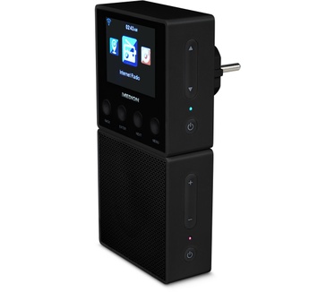Medion LIFE ® E85032 Stekker Internet Radio & Bluetooth Speaker (zwart)