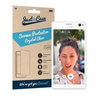 Just in Case Screen Protector Sony Xperia C4 - 3 stuks - Crystal Clear