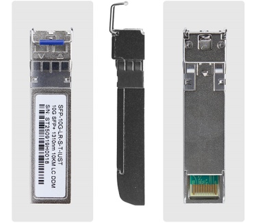 Startech.com Uncoded SFP+ Module, Industrieel Temperatuurbereik, 10Gbps, Single Mode Glasvezel (SMF), 10km, LC Transceiver, 1310nm
