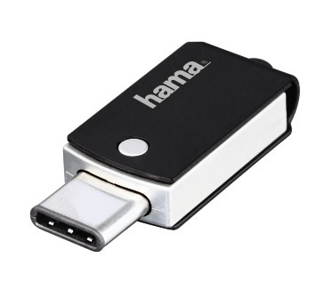Hama FlashPen C-Turn 16GB Zwart