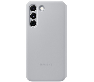 Samsung Galaxy S22 (S901) - LED Wallet Case Grijs