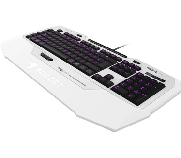 Roccat Isku FX White Multicolor Gaming Keyboard, US Layout