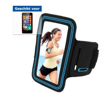 qMust Sport Armband Nokia Lumia 635 (blue/black)