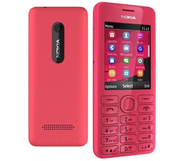 Nokia 206 Dual Sim Magenta