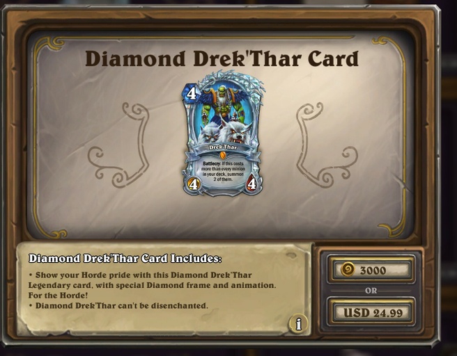 Hearthstone Diamond Drek'Thar