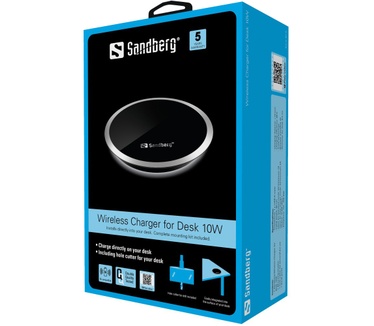 Sandberg Wireless Charger for Desk 10W
