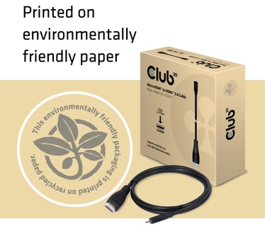 Club 3D Micro HDMI to HDMI 2.0 Cable, 1Meter Male/Male Zwart