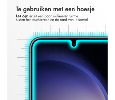 Accezz Gehard Glas Screenprotector 2-pack Samsung Galaxy S22 / S23