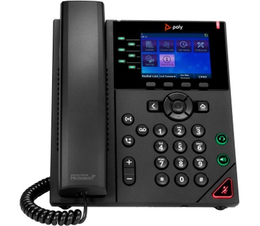 Poly Poly OBi VVX 350 6-lijns IP-telefoon met PoE-ondersteuning