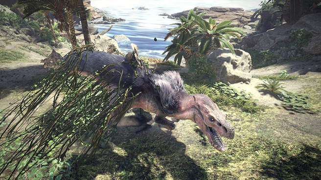 In Monster Hunter: World, i giocatori danno la caccia a grandi mostri