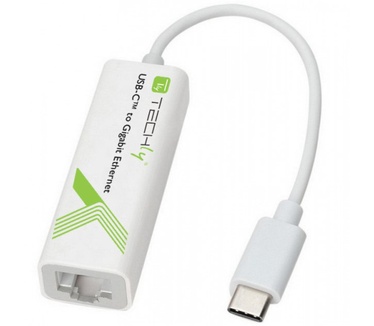 Techly Converter Cable Adapter USB 3.1 Type CM to Gigabit Ethernet