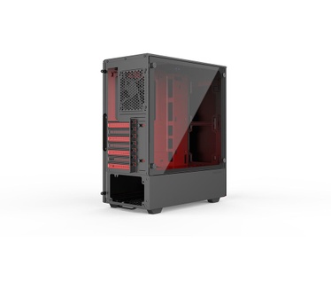 Phanteks Eclipse P300 Zwart/Rood