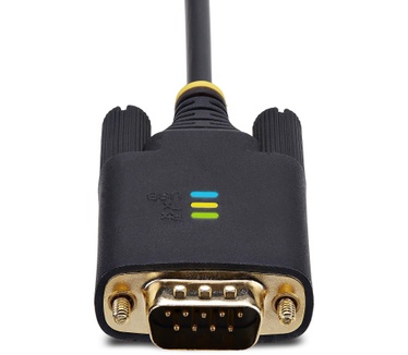 Startech.com 2m USB naar Null Modem Adapter/Converter Kabel, COM Retention, FTDI, USB-A naar DB9 RS232, Verwisselbare DB9 Schroeven/Moeren, ESD Besherming, Windows/macOS/Linux