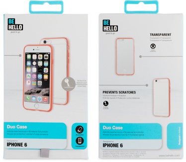BeHello iPhone 6 / 6S Duo Case Anti Scratch Coral