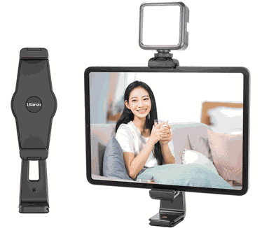 Ulanzi Ulanzi ST-20 360º draaibare Tablet Houder voor statief – met 2 Cold Shoe Mounts