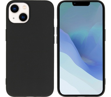 Accezz Color Backcover iPhone 14 - Zwart