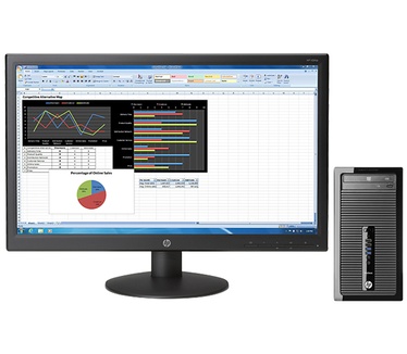 HP 400 G2 MT + V241p