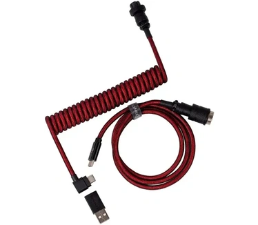 Keychron Premium Coiled Aviator Cable, Angled kabel