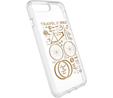 Speck Presidio Clear + Print (Apple iPhone 8 Plus) Transparant
