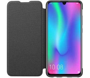 Honor 10 lite Flip Cover - Zwart (10 Lite) Zwart