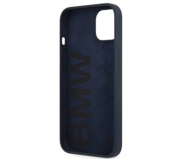 BMW Silicone Back Case voor Apple iPhone 13 (6.1") - Blauw Blauw