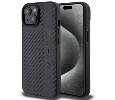 Mercedes-Benz Mercedes-AMG Carbon Back Case Apple iPhone 15 Plus (6.7") - Zwart Zwart