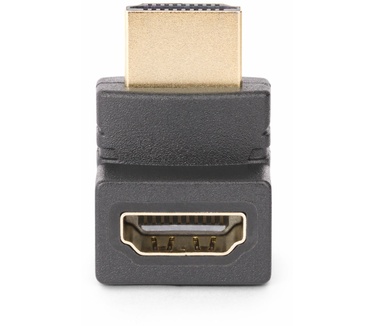 Startech.com Opwaartse HDMI 2.0 Adapter, Male naar Female, Verticale 90 Graden Haakse HDMI adapter, HDMI Port Saver, 4K 60Hz, High Speed HDMI Connector Extension, M/F