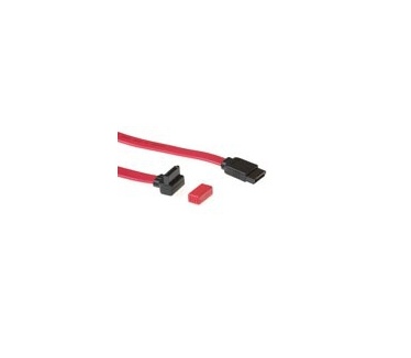 Advanced Cable Technology SATA connection cable with hooked connector 1 m